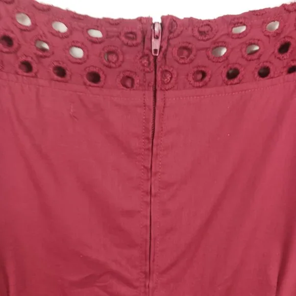 Dear Creatures, As Seen on "New Girl", Retro Dress, Color Berry, Size Small - Picture 9 of 16